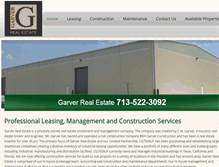 Tablet Screenshot of garverrealestate.com